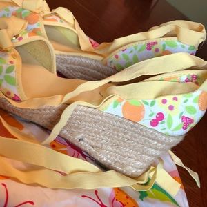 Lilly Pulitzer Espadrille Floral Wedges💕